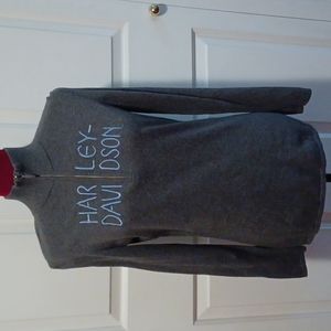 Harley-Davidon Womens Gray Crew Neck Sweater - M